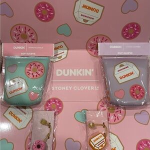 Stoney Clover Lane Dunkin' Cup Sleeves - Pink and Mint